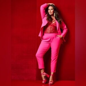 Torrid Pink Relaxed Taper Pant